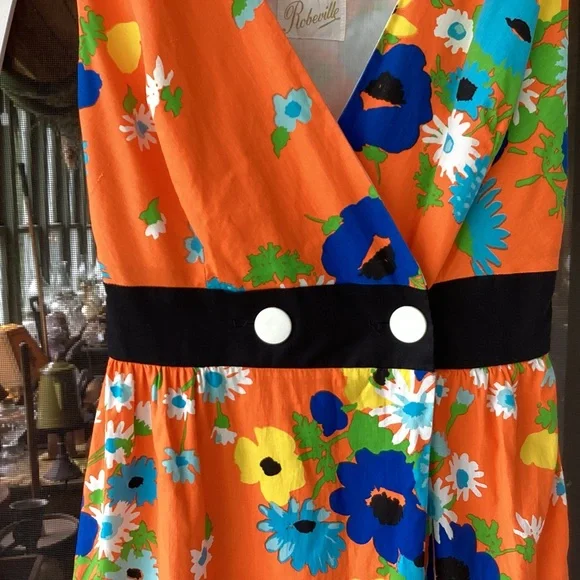 Vintage 2 button wrap robe by Robeville - Picture 6 of 9